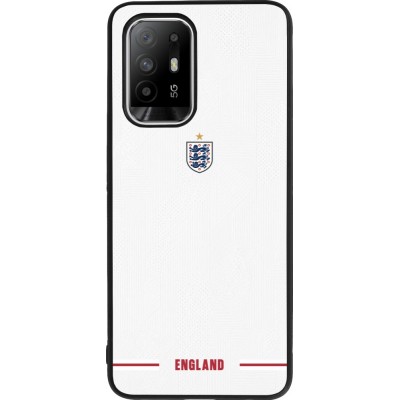 OPPO F19 Pro+ Case Hülle - Silikon schwarz England 2026 personalisierbares Fussballtrikot