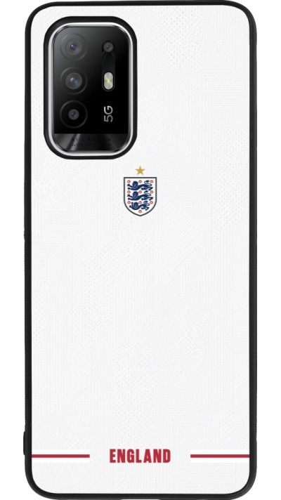 OPPO F19 Pro+ Case Hülle - Silikon schwarz England 2026 personalisierbares Fussballtrikot