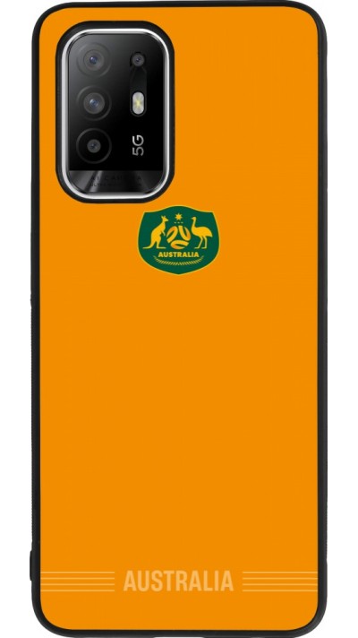 OPPO F19 Pro+ Case Hülle - Silikon schwarz Australien 2026 personalisierbares Fussballtrikot