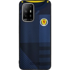 Coque OPPO F19 Pro+ - Silicone rigide noir Maillot de football Ecosse personnalisable
