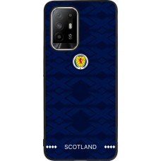 Coque OPPO F19 Pro+ - Silicone rigide noir Maillot de football Ecosse 2026 personnalisable