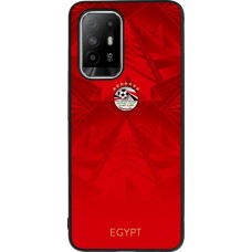 OPPO F19 Pro+ Case Hülle - Silikon schwarz Ägypten 2026 personalisierbares Fussballtrikot