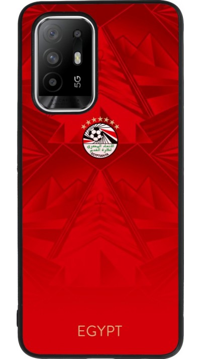 OPPO F19 Pro+ Case Hülle - Silikon schwarz Ägypten 2026 personalisierbares Fussballtrikot