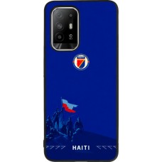 Coque OPPO F19 Pro+ - Silicone rigide noir Maillot de football Haiti 2026 personnalisable