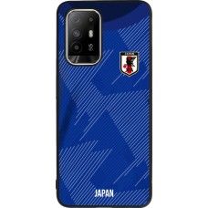 OPPO F19 Pro+ Case Hülle - Silikon schwarz Japan 2022 personalisierbares Fussballtrikot