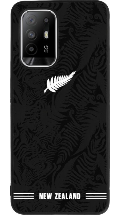 OPPO F19 Pro+ Case Hülle - Silikon schwarz Neuseeland 2026 personalisierbares Fussballtrikot