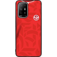Coque OPPO F19 Pro+ - Silicone rigide noir Maillot de football Tunisie 2022 personnalisable