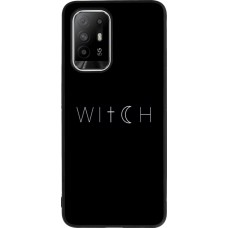 Coque OPPO F19 Pro+ - Silicone rigide noir Halloween 22 witch word
