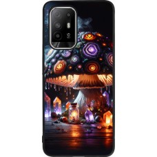Coque OPPO F19 Pro+ - Silicone rigide noir Halloween Potion Magic