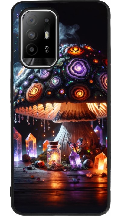 Coque OPPO F19 Pro+ - Silicone rigide noir Halloween Potion Magic
