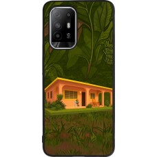 OPPO F19 Pro+ Case Hülle - Silikon schwarz Benitos house DTMF