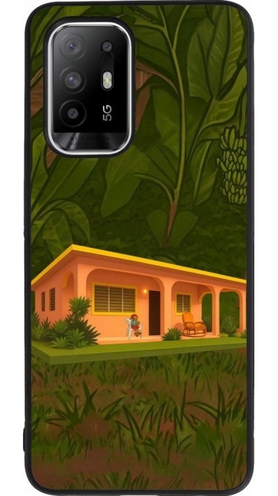 OPPO F19 Pro+ Case Hülle - Silikon schwarz Benitos house DTMF