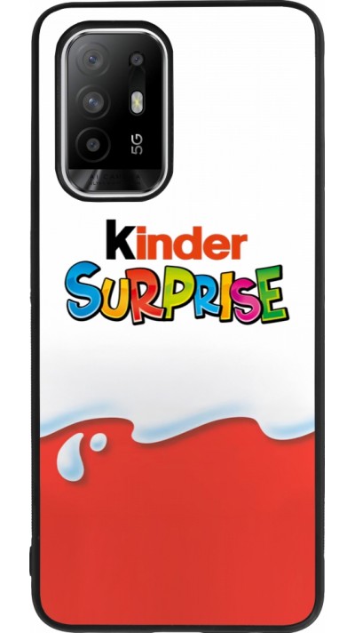 OPPO F19 Pro+ Case Hülle - Silikon schwarz Kinder Surprise