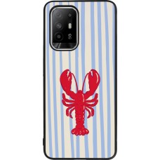 OPPO F19 Pro+ Case Hülle - Silikon schwarz Red lobster 2026
