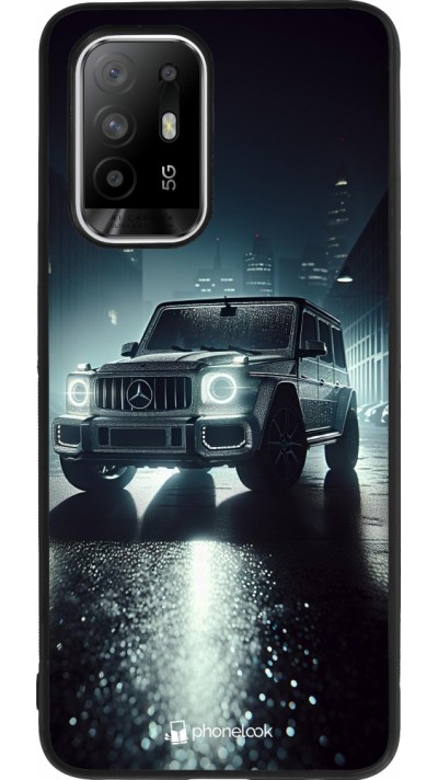 Coque OPPO F19 Pro+ - Silicone rigide noir Mercedes G AMG Night