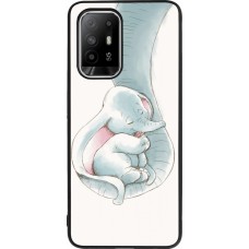 Coque OPPO F19 Pro+ - Silicone rigide noir Mom 1903