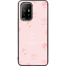 Coque OPPO F19 Pro+ - Silicone rigide noir Mom 2023 your are magical