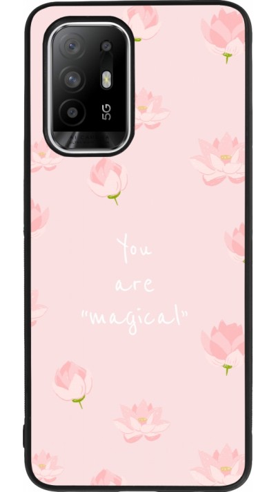 Coque OPPO F19 Pro+ - Silicone rigide noir Mom 2023 your are magical