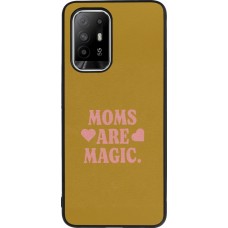 Coque OPPO F19 Pro+ - Silicone rigide noir Mom 2026 Are Magic