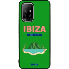 Coque OPPO F19 Pro+ - Silicone rigide noir Pop Summer Destination Ibiza