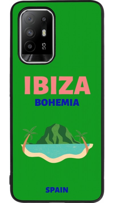 Coque OPPO F19 Pro+ - Silicone rigide noir Pop Summer Destination Ibiza