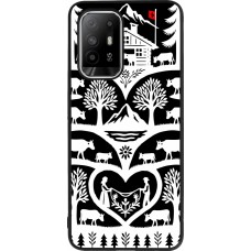 Coque OPPO F19 Pro+ - Silicone rigide noir Poya Suisse 2 noir