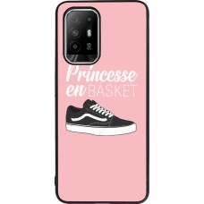 OPPO F19 Pro+ Case Hülle - Silikon schwarz princesse en basket