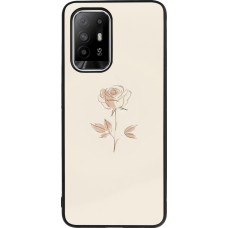OPPO F19 Pro+ Case Hülle - Silikon schwarz Rosa Sand Minimalistisch