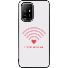 OPPO F19 Pro+ Case Hülle - Silikon schwarz Saint Valentines Day 26 Love is in the air