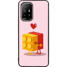 OPPO F19 Pro+ Case Hülle - Silikon schwarz Saint Valentines Day 26 Puzzle