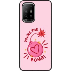 OPPO F19 Pro+ Case Hülle - Silikon schwarz Saint Valentines Day 26 You are the bomb