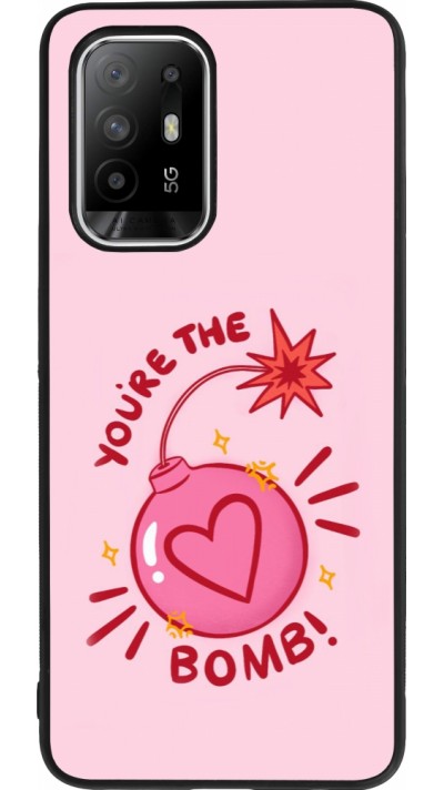 OPPO F19 Pro+ Case Hülle - Silikon schwarz Saint Valentines Day 26 You are the bomb
