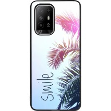 OPPO F19 Pro+ Case Hülle - Silikon schwarz Smile 05