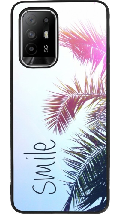 OPPO F19 Pro+ Case Hülle - Silikon schwarz Smile 05