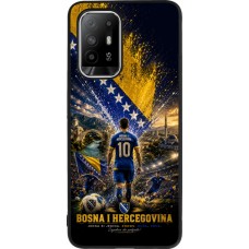 OPPO F19 Pro+ Case Hülle - Silikon schwarz Fussball Bosnien und Herzegowina splash 2026