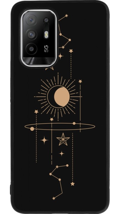 OPPO F19 Pro+ Case Hülle - Silikon schwarz Spring 23 astro