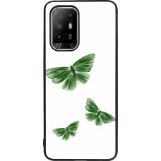 OPPO F19 Pro+ Case Hülle - Silikon schwarz Butterflies Spring 2026