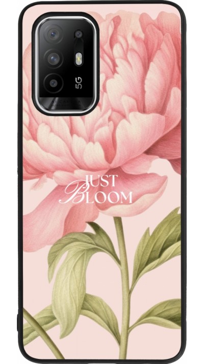 OPPO F19 Pro+ Case Hülle - Silikon schwarz Just Bloom Spring 2026