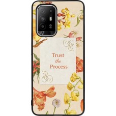 OPPO F19 Pro+ Case Hülle - Silikon schwarz Trust the process Spring 2026