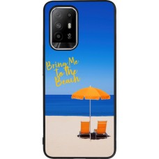Coque OPPO F19 Pro+ - Silicone rigide noir Summer 2025 Bring me to the beach