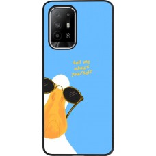 Coque OPPO F19 Pro+ - Silicone rigide noir Tell me about yourself Summer 2026