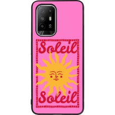 Coque OPPO F19 Pro+ - Silicone rigide noir Sun sun 2026