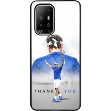 Coque OPPO F19 Pro+ - Silicone rigide noir Thank you Roger