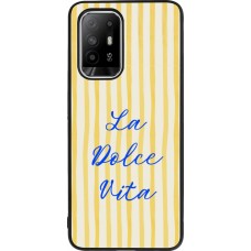 Coque OPPO F19 Pro+ - Silicone rigide noir The good life 2026