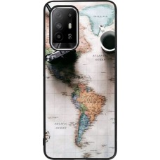 Coque OPPO F19 Pro+ - Silicone rigide noir Travel 01