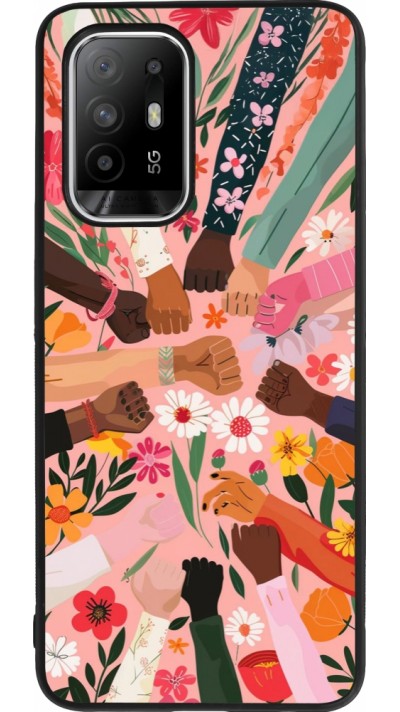 OPPO F19 Pro+ Case Hülle - Silikon schwarz Womens day 2026 8