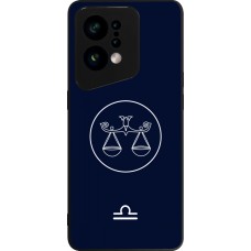 Coque OPPO Find X5 - Silicone rigide noir Astrologie Balance