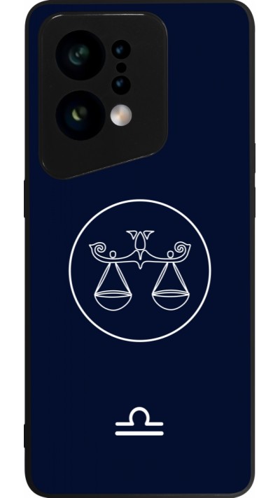 Coque OPPO Find X5 - Silicone rigide noir Astrologie Balance