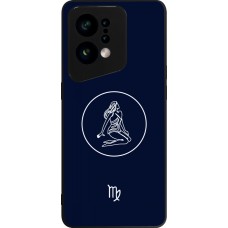Coque OPPO Find X5 - Silicone rigide noir Astrologie Vierge