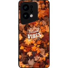 Coque OPPO Find X5 - Silicone rigide noir Autumn 25 Autumn vibes